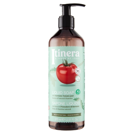 Itinera Sapone Liquido con bucce di Pomodoro di Sorrento Rigenerante 370 ml
